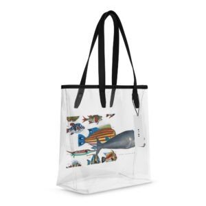 des poissonneries Clear Tote Bag ACCESSORIES & GIFTS cgk.ink