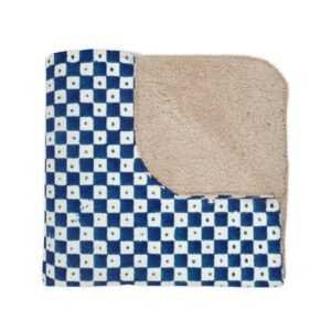 Blue Fields Sherpa Blanket BED & BATH cgk.ink