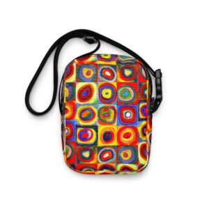 Kandinsky: Color Study (1913) Utility Crossbody Bag inspired by FINE ART cgk.ink