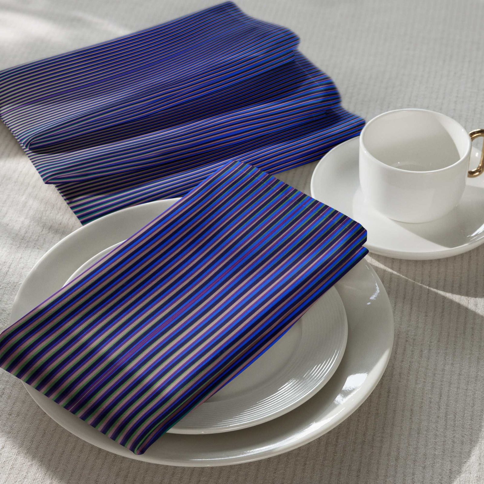 Indigo Current Cloth Napkin (4 pcs.) - Image 2
