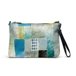 Paul Klee: First House in a Settlement (1926) Cross-body Bag inspired by FINE ART cgk.ink