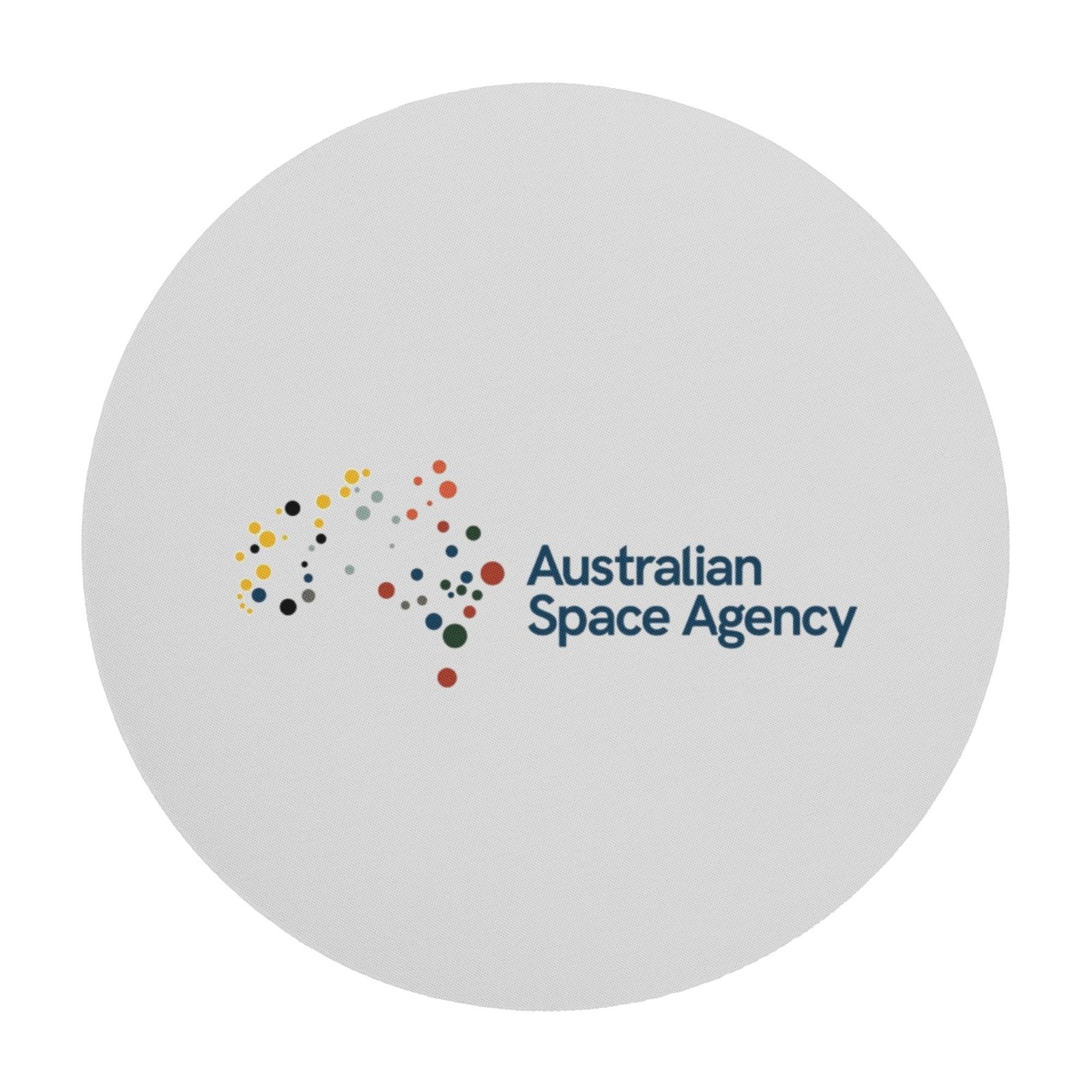 Australian Space Agency Round Mouse Pad
