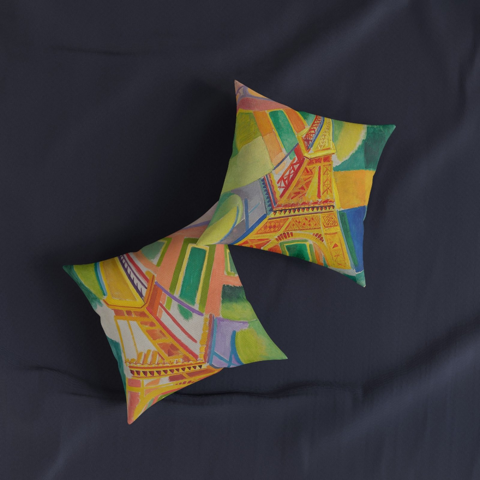 Delaunay's La Tour Eiffel (1928) Throw Cushion - Image 3