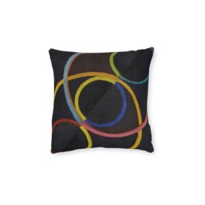 Paul Klee & Robert Delauney: Fish and Circles Throw Pillow inspired by FINE ART cgk.ink