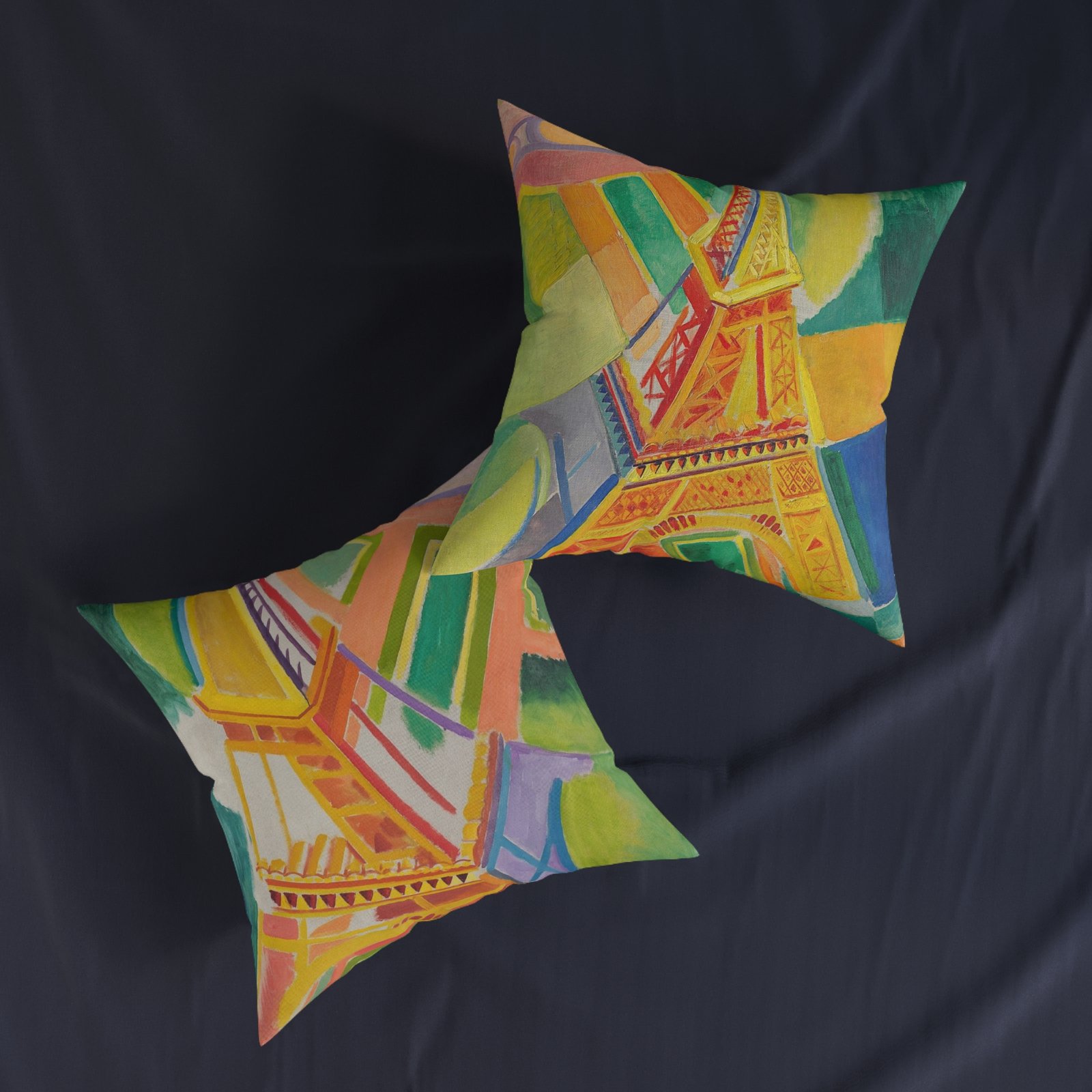 Delaunay's La Tour Eiffel (1928) Throw Cushion - Image 7