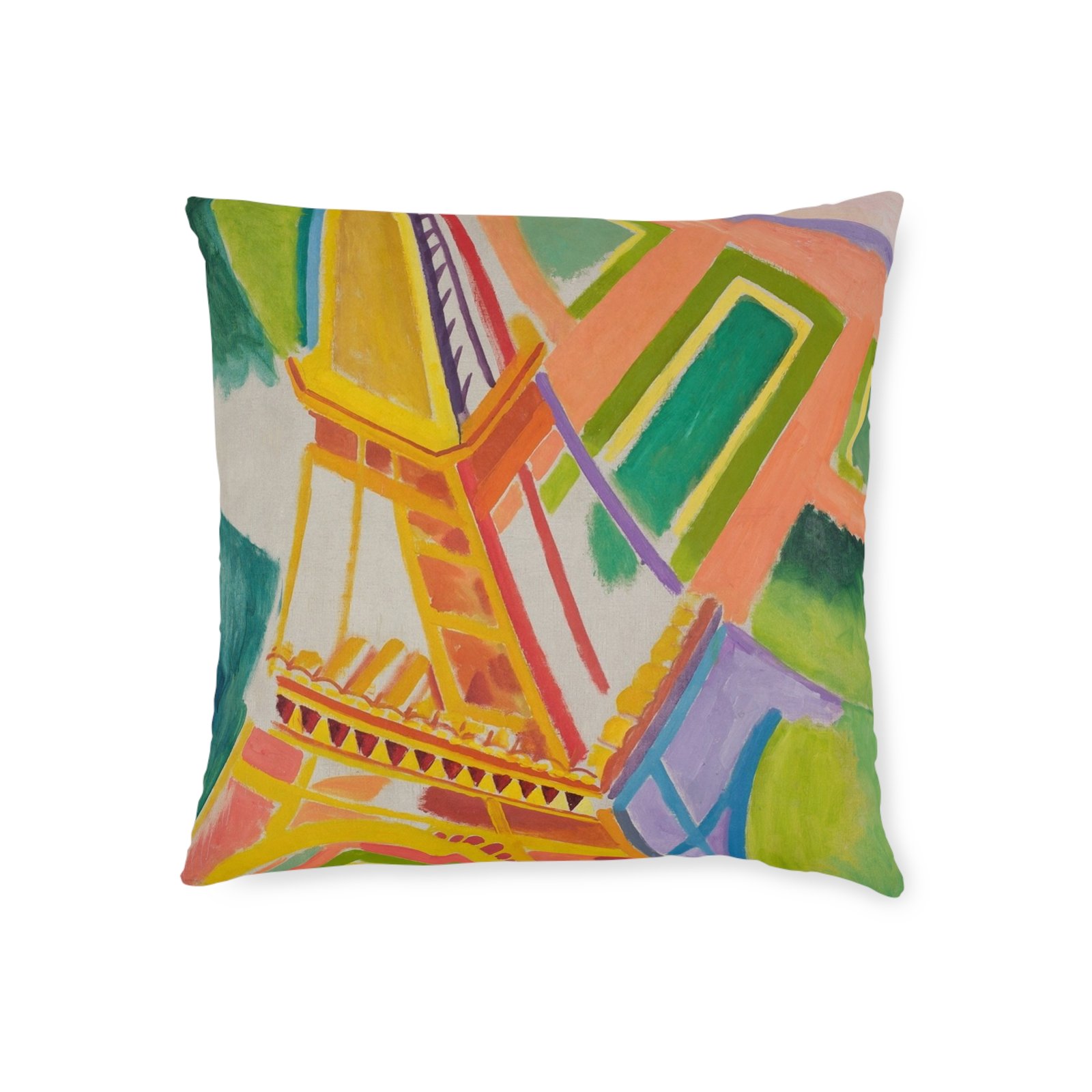 Delaunay's La Tour Eiffel (1928) Throw Cushion - Image 9