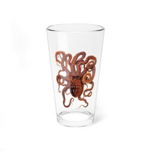 Octopus Pint Glass — 16oz Kraken Sea Creature Mixing Glass ENTERTAINING cgk.ink