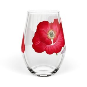 cgk.ink barware Flora Glassware: Poppy Stemless Wine Glass Flora Glassware: Poppy Stemless Wine Glass ENTERTAINING cgk.ink