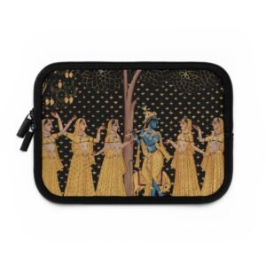 Krishna & Gopis Laptop Sleeve — Indian Mythology Art Protective Case