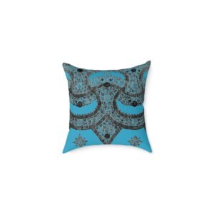 Fragment Mandala Pillow - Square Decorative Cushion