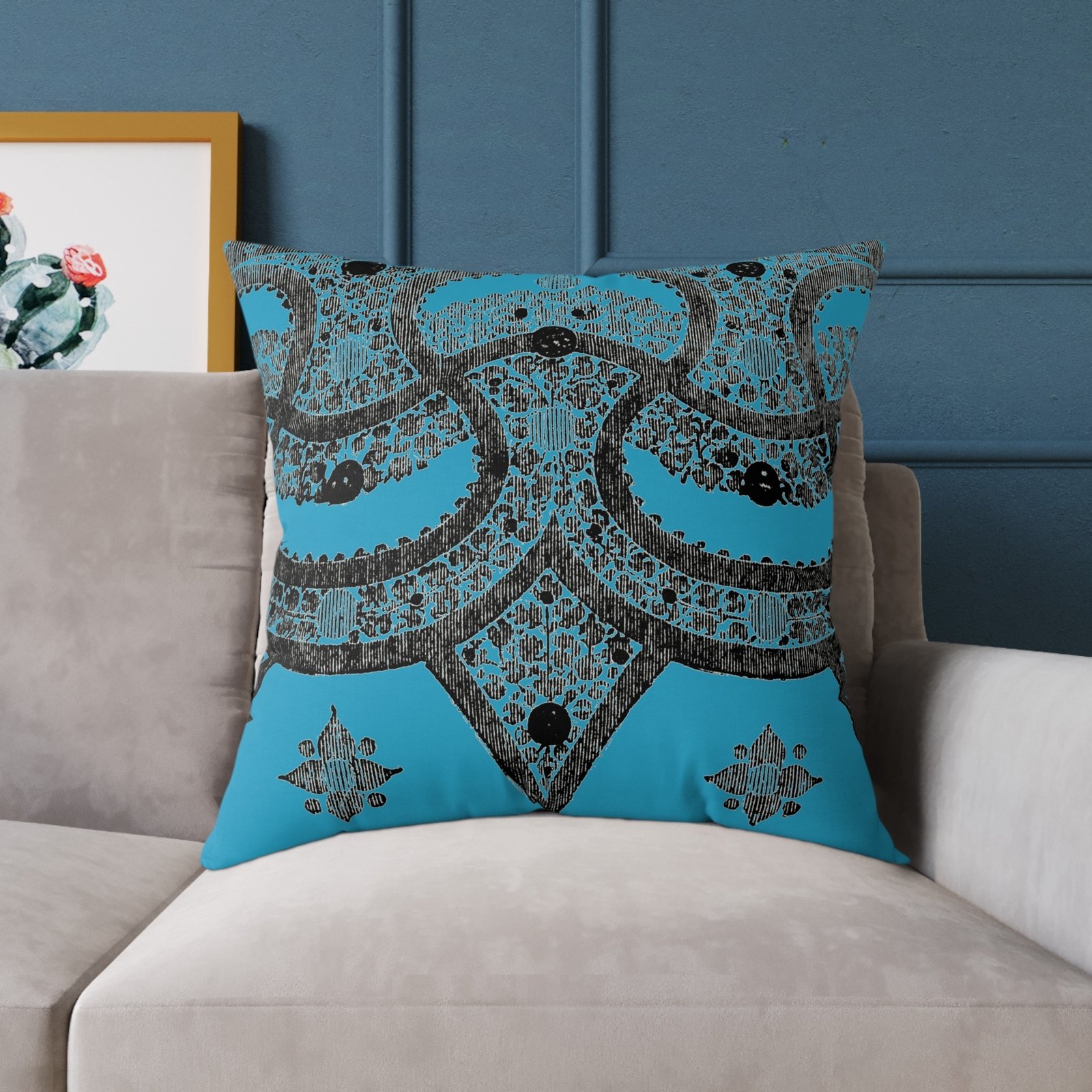 Fragment Mandala Pillow - Square Decorative Cushion - Image 19