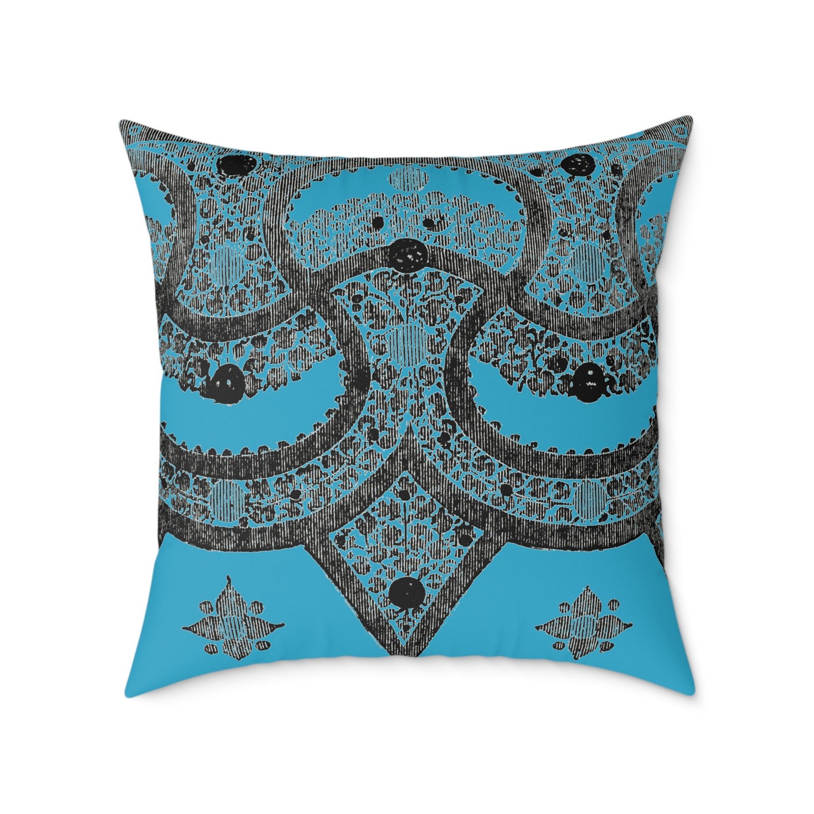 Fragment Mandala Pillow - Square Decorative Cushion - Image 18
