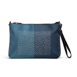 Split Blues Crossbody Bag