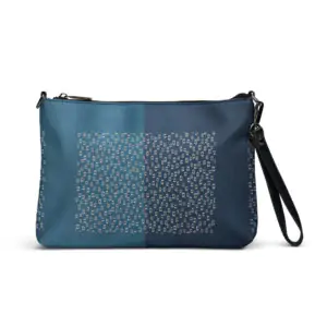 Split Blues Crossbody Bag