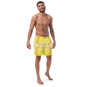Yellow Tiles Recycled Swim Trunks