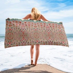 Chinoiserie Beach Towel