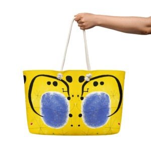 L’Or de l’azur Oversized Weekender Bag inspired by FINE ART cgk.ink