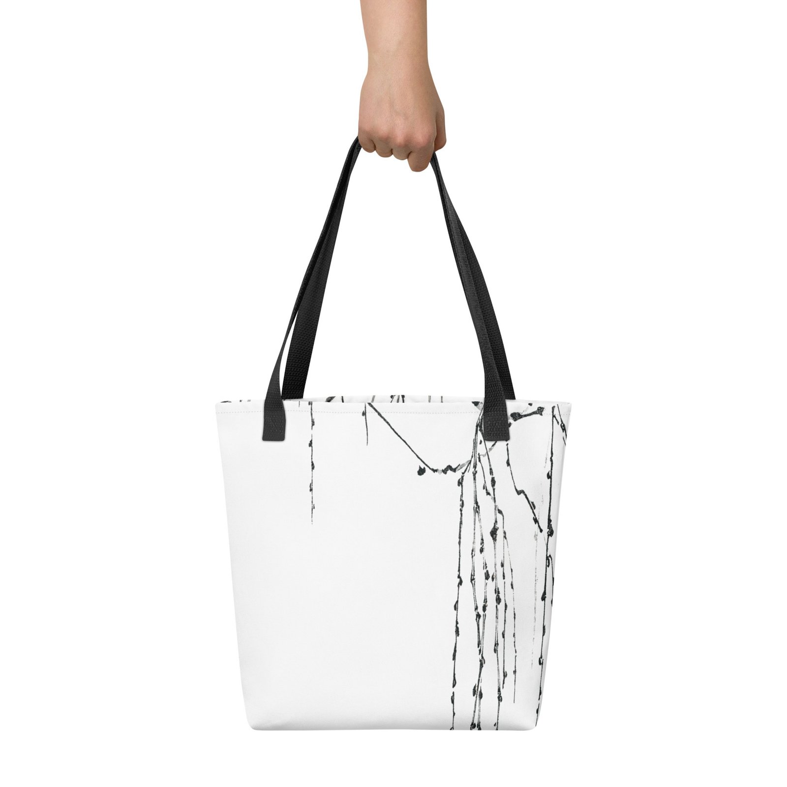 Sumi-e Sparrow Willow Tote Bag - Image 2