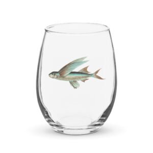 Flying Fish Stemless Wine Glass