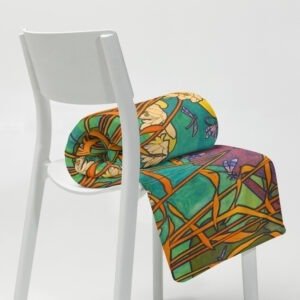 Alphonse Muca: White Lotus Throw Blanket