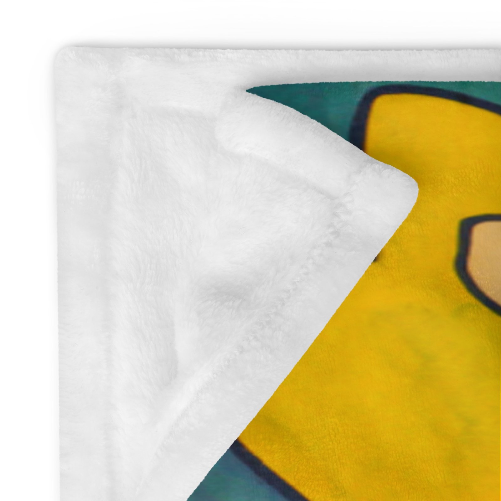 Alphonse Muca: White Lotus Throw Blanket - Image 18