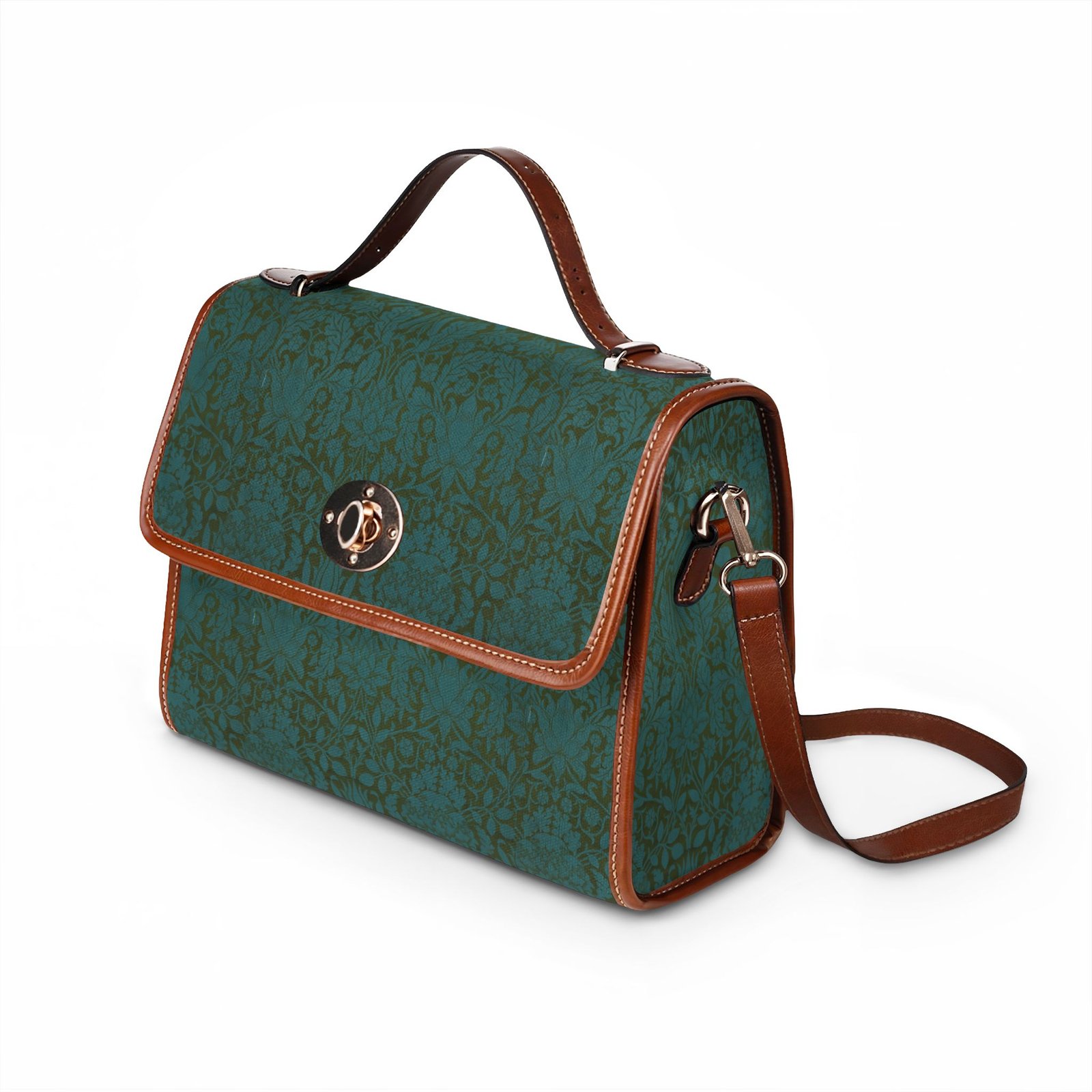 William Morris: Jade Oak Canvas Bag - Image 4