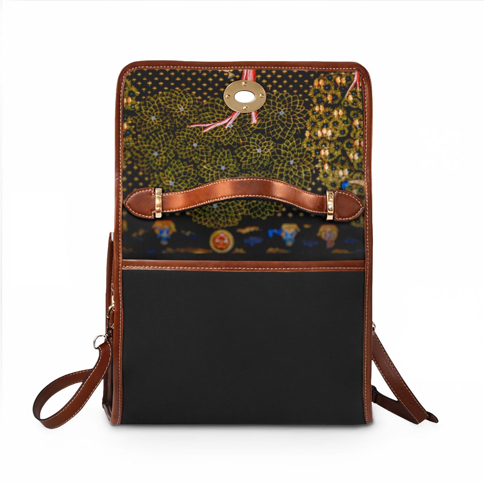 Lord Krishna Among Gopis Waterproof Canvas Bag - Image 2