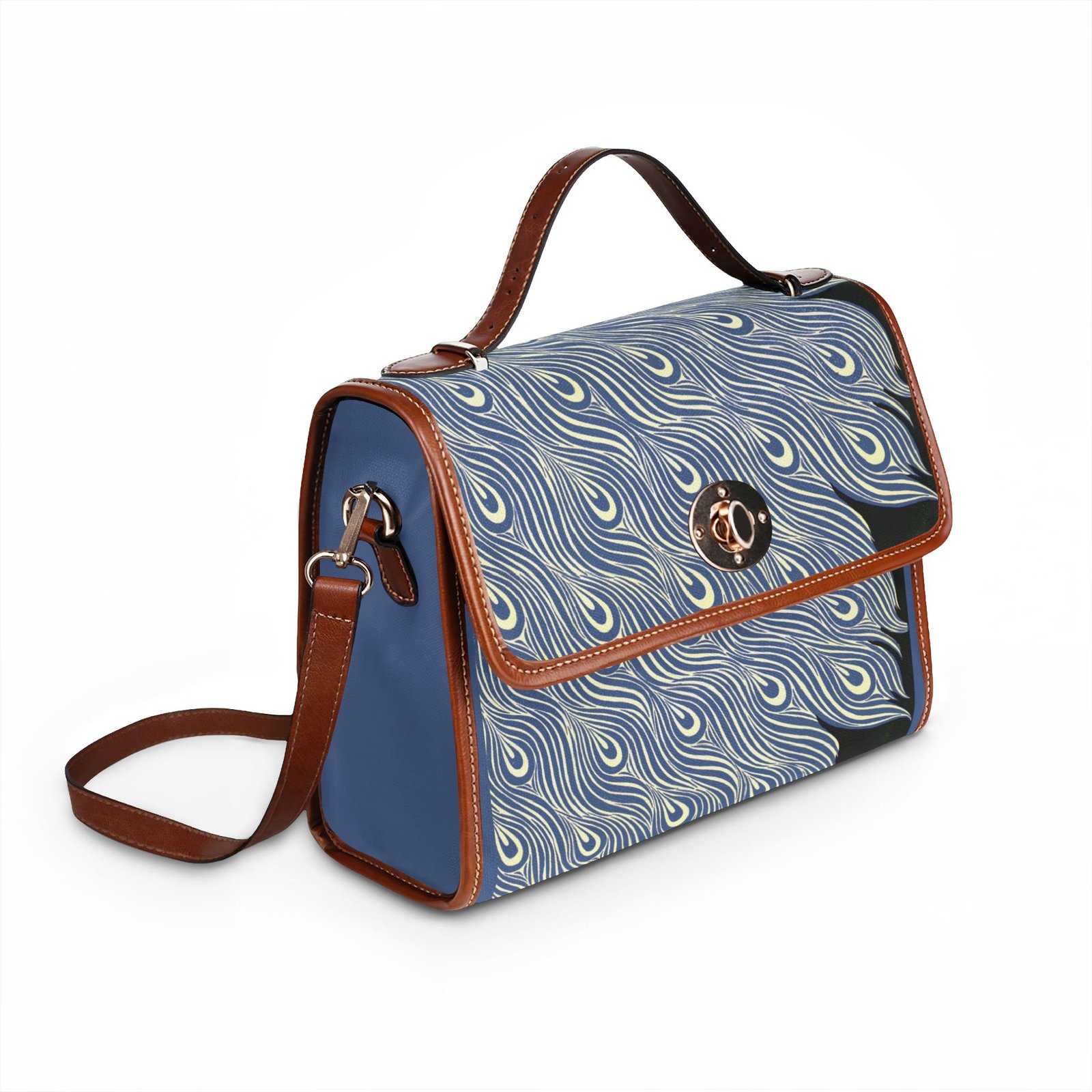 William H. Bradley: The Modern Poster (Peacock Feather Detail) Canvas Bag - Image 4