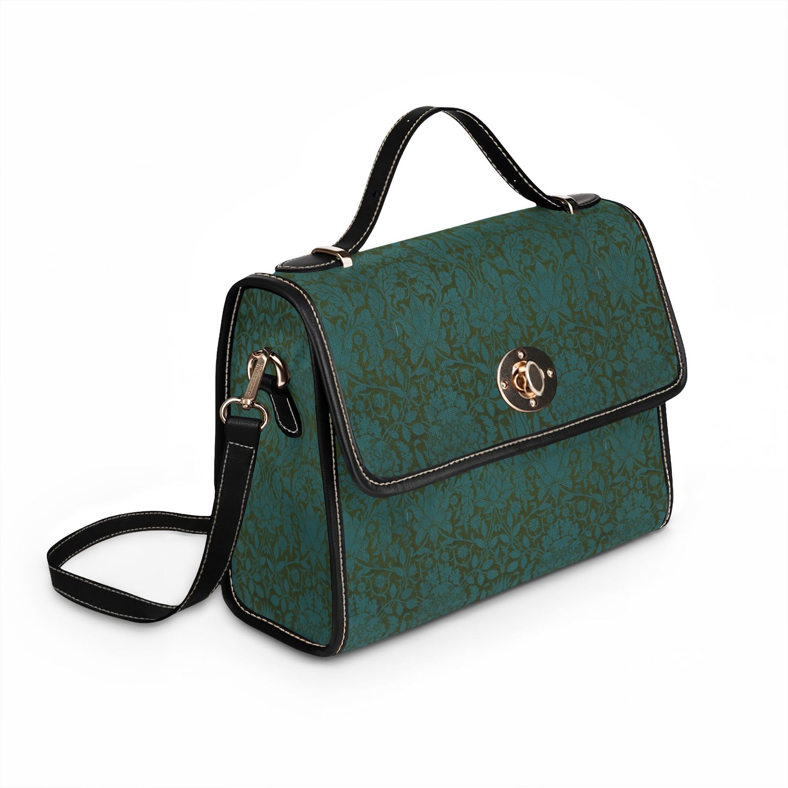 William Morris: Jade Oak Canvas Bag - Image 9