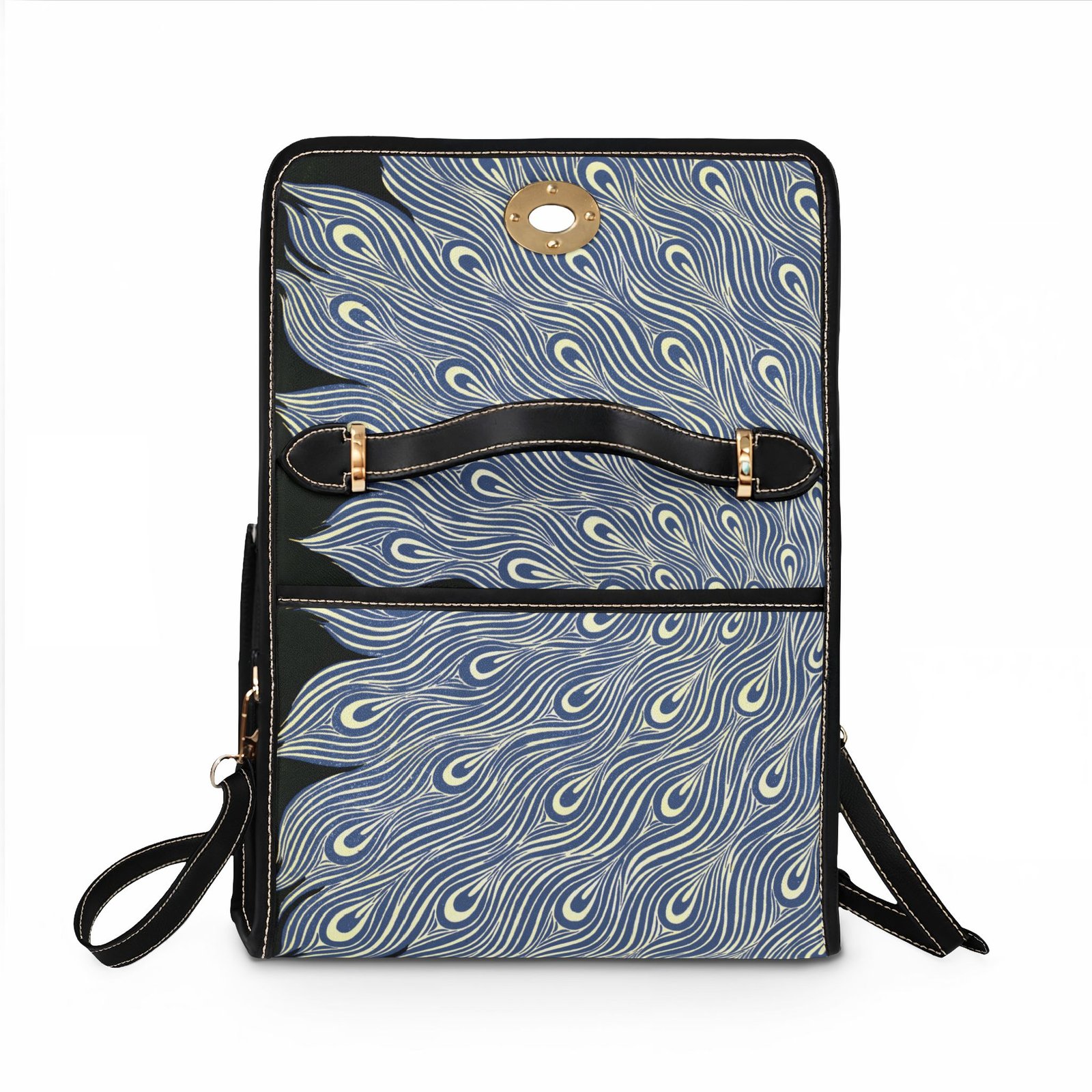 William H. Bradley: The Modern Poster (Peacock Feather Detail) Canvas Bag - Image 6