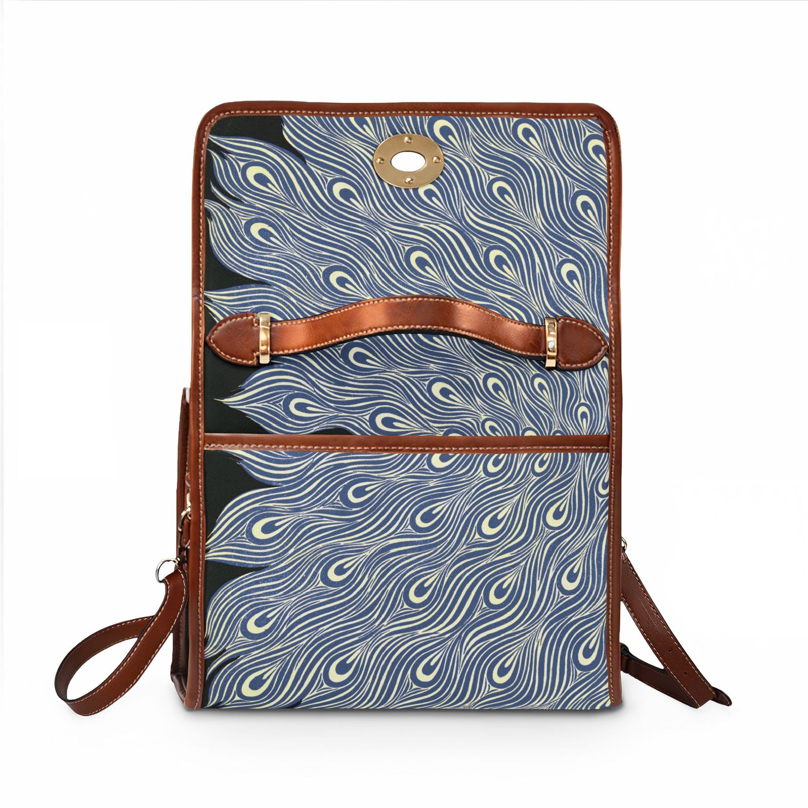 William H. Bradley: The Modern Poster (Peacock Feather Detail) Canvas Bag - Image 2