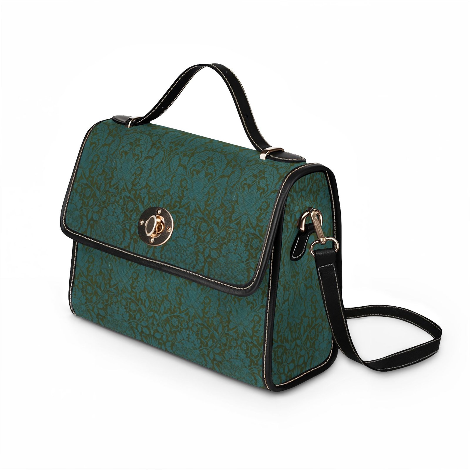 William Morris: Jade Oak Canvas Bag - Image 8