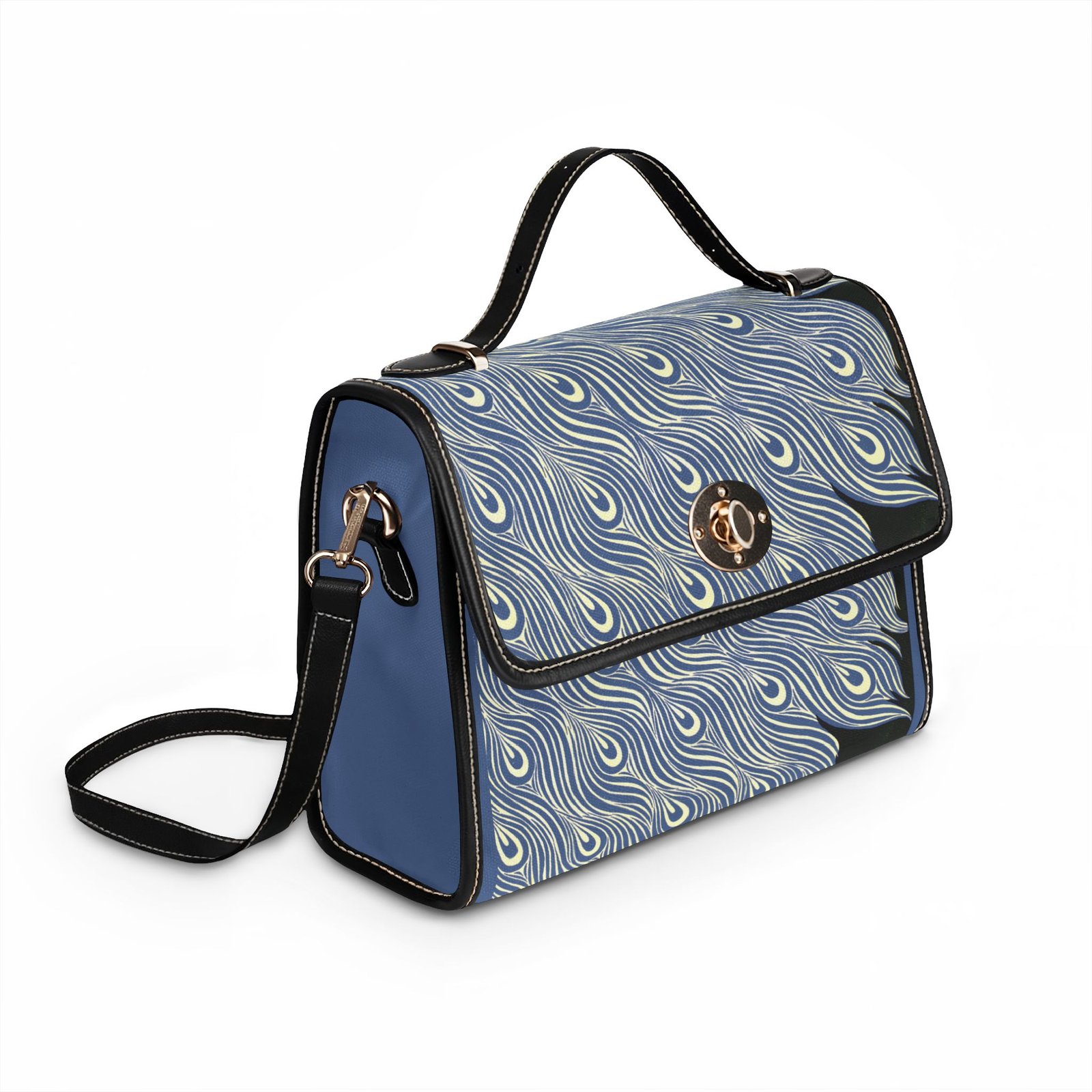 William H. Bradley: The Modern Poster (Peacock Feather Detail) Canvas Bag - Image 8