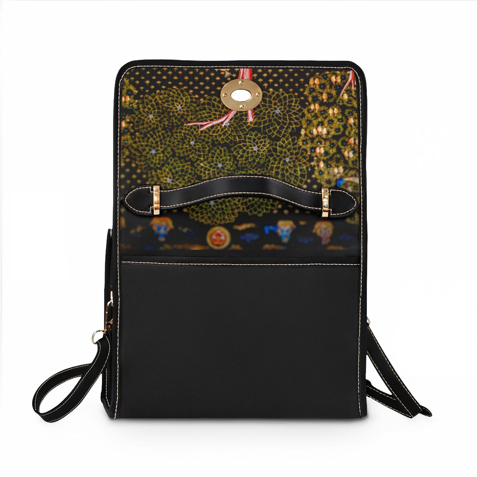 Lord Krishna Among Gopis Waterproof Canvas Bag - Image 6