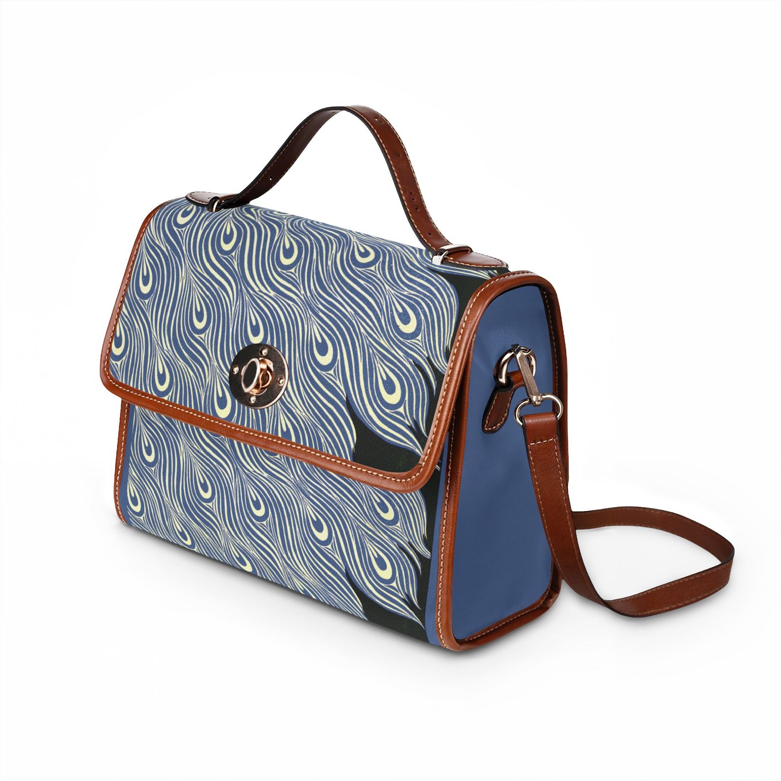 William H. Bradley: The Modern Poster (Peacock Feather Detail) Canvas Bag - Image 3