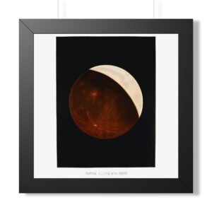 Étienne Trouvelot: Partial Eclipse of the Moon