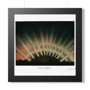 Étienne Trouvelot: Aurora Borealis Astronomical Art Print