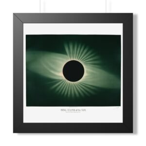 Étienne Trouvelot: Total Eclipse of the Sun Astronomical Art Print