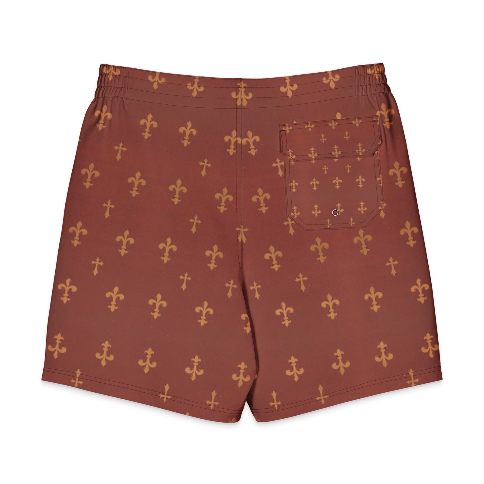 fleur de lis rouge Men's Board Shorts - Image 2