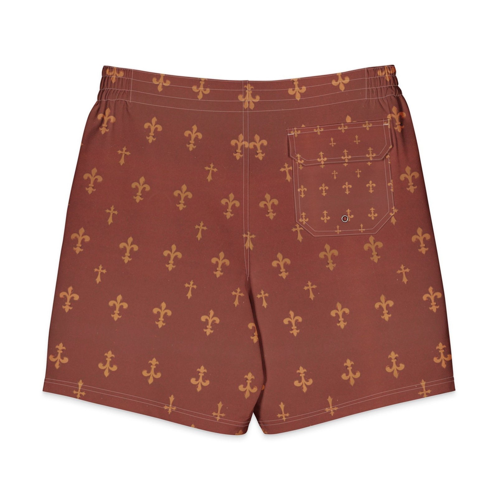 fleur de lis rouge Men's Board Shorts - Image 4