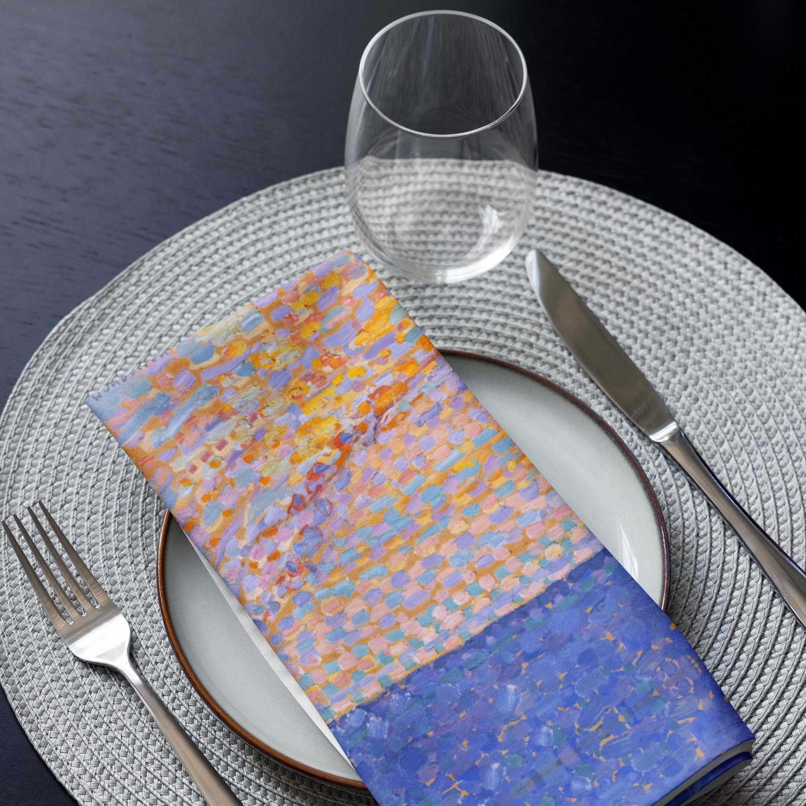 Abstract Patterns Cloth Napkin Set of 4 - Image 4