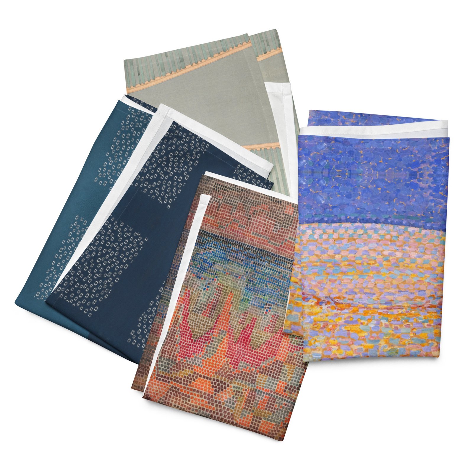 Abstract Patterns Cloth Napkin Set of 4