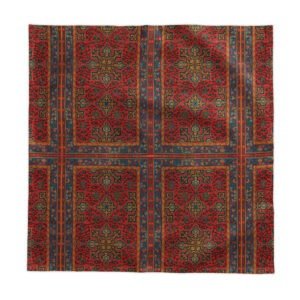 Emile Prisse d'Avennes’ La Décoration Arabe (1885): Deep Crimson Tablecloth