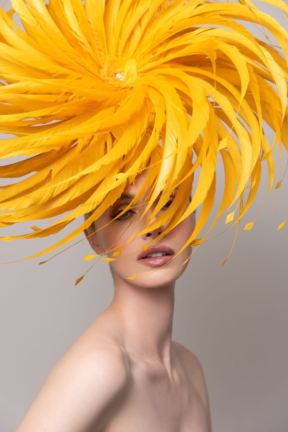 Sculptural headwear
