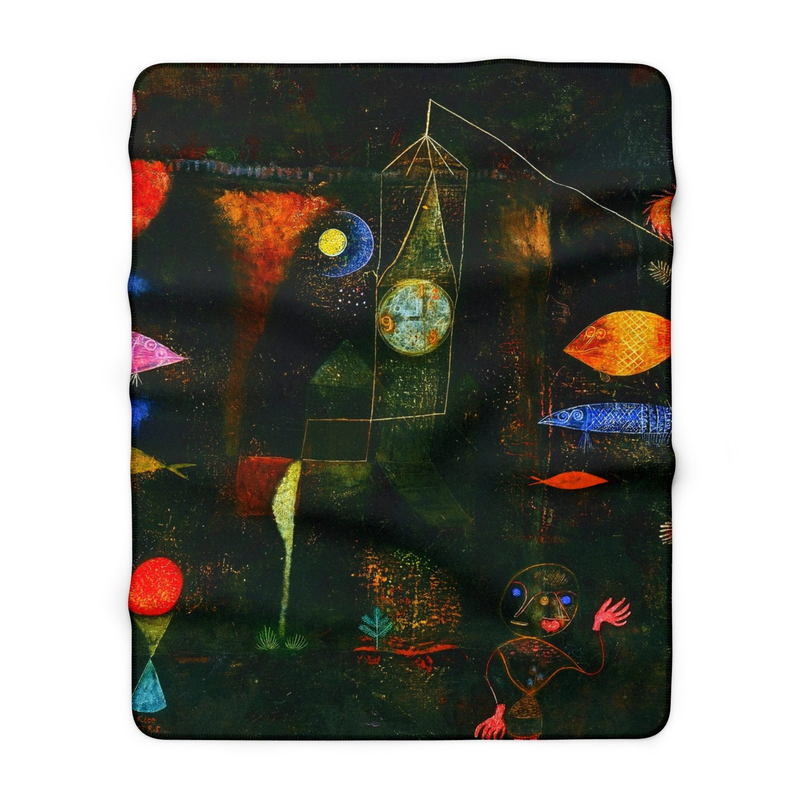 Paul Klee: Fish Magic Sherpa Fleece Blanket - Image 9