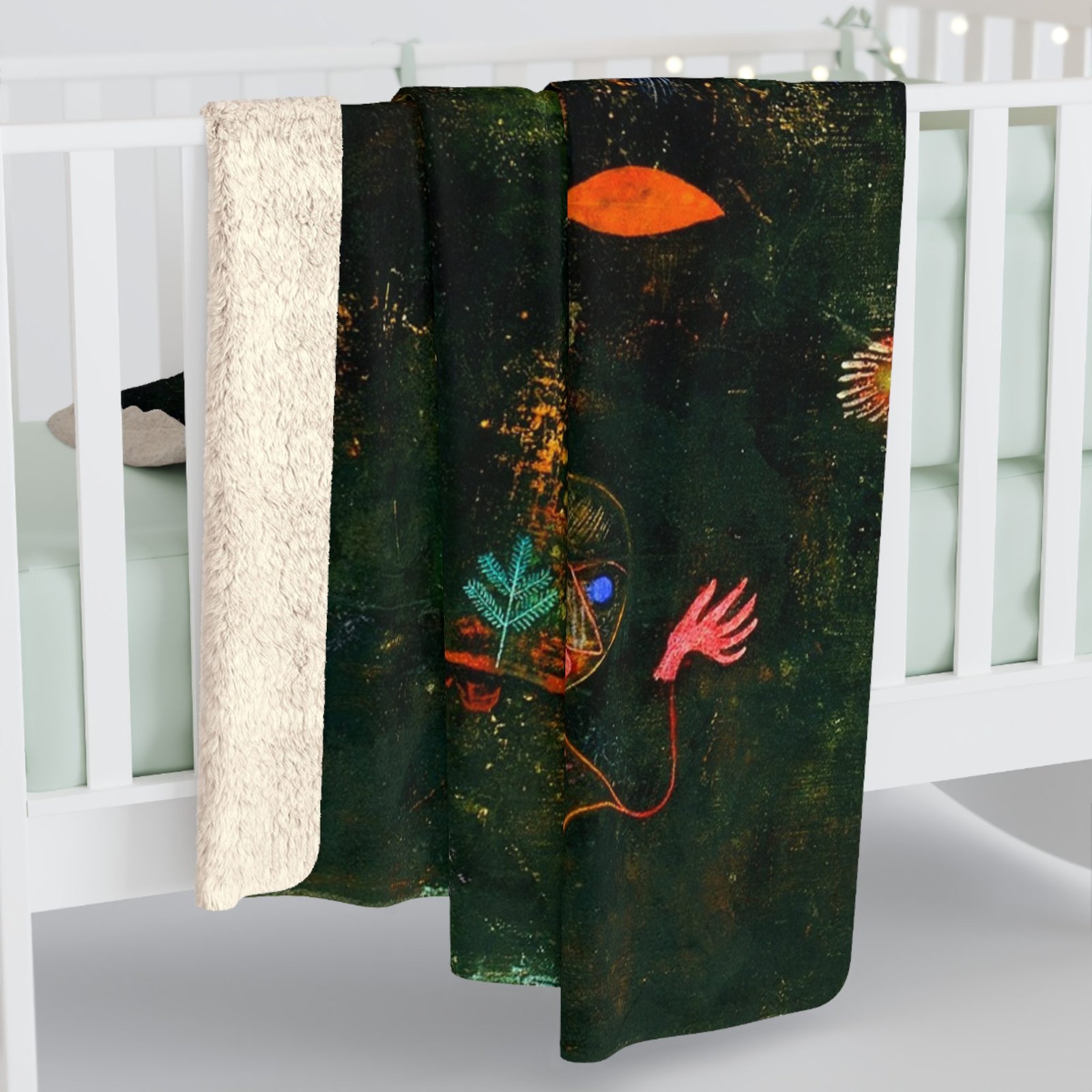 Paul Klee: Fish Magic Sherpa Fleece Blanket - Image 8