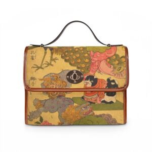 Kunisada Hiroshige Canvas Satchel