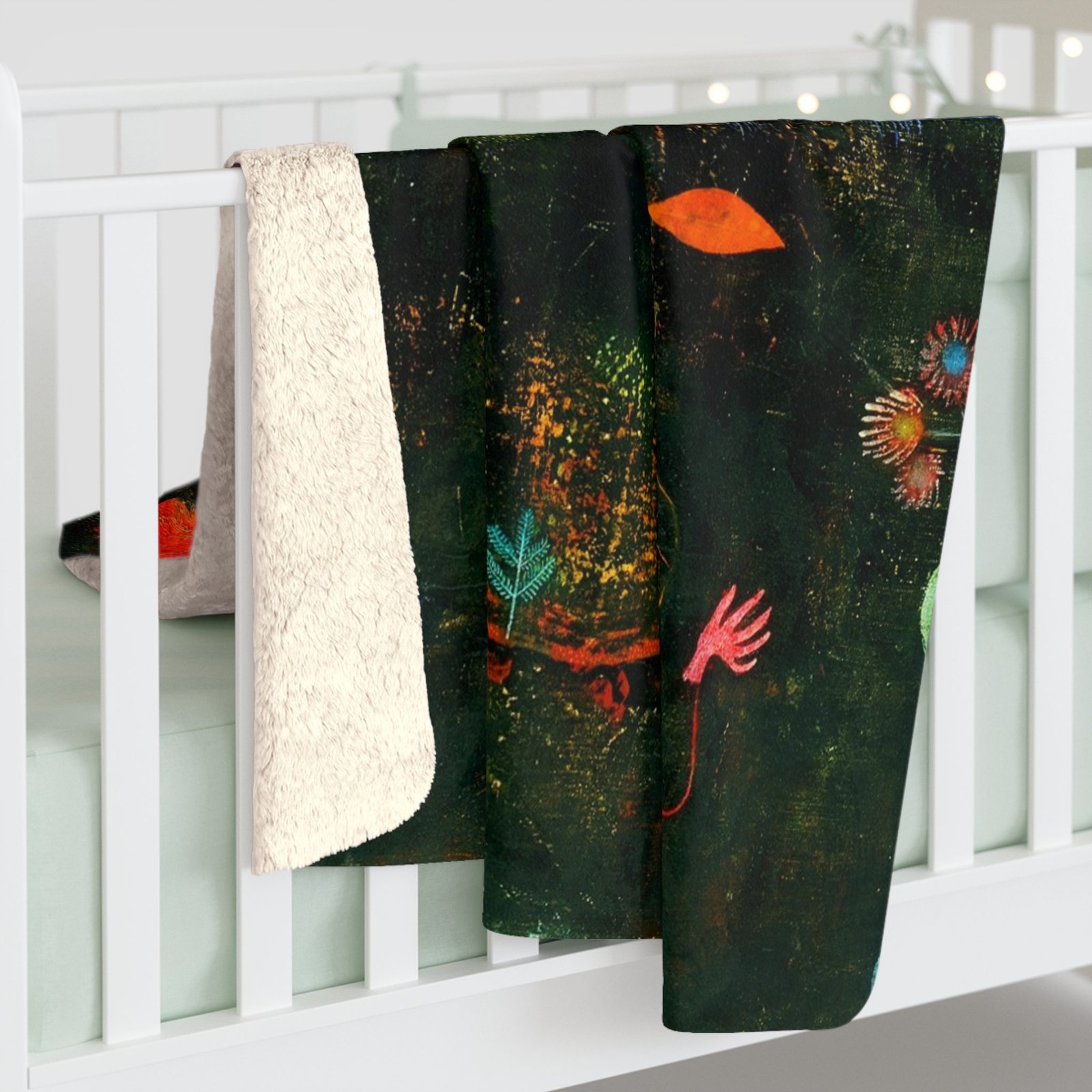 Paul Klee: Fish Magic Sherpa Fleece Blanket - Image 4