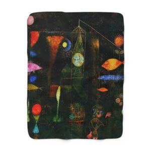 Paul Klee: Fish Magic Sherpa Fleece Blanket