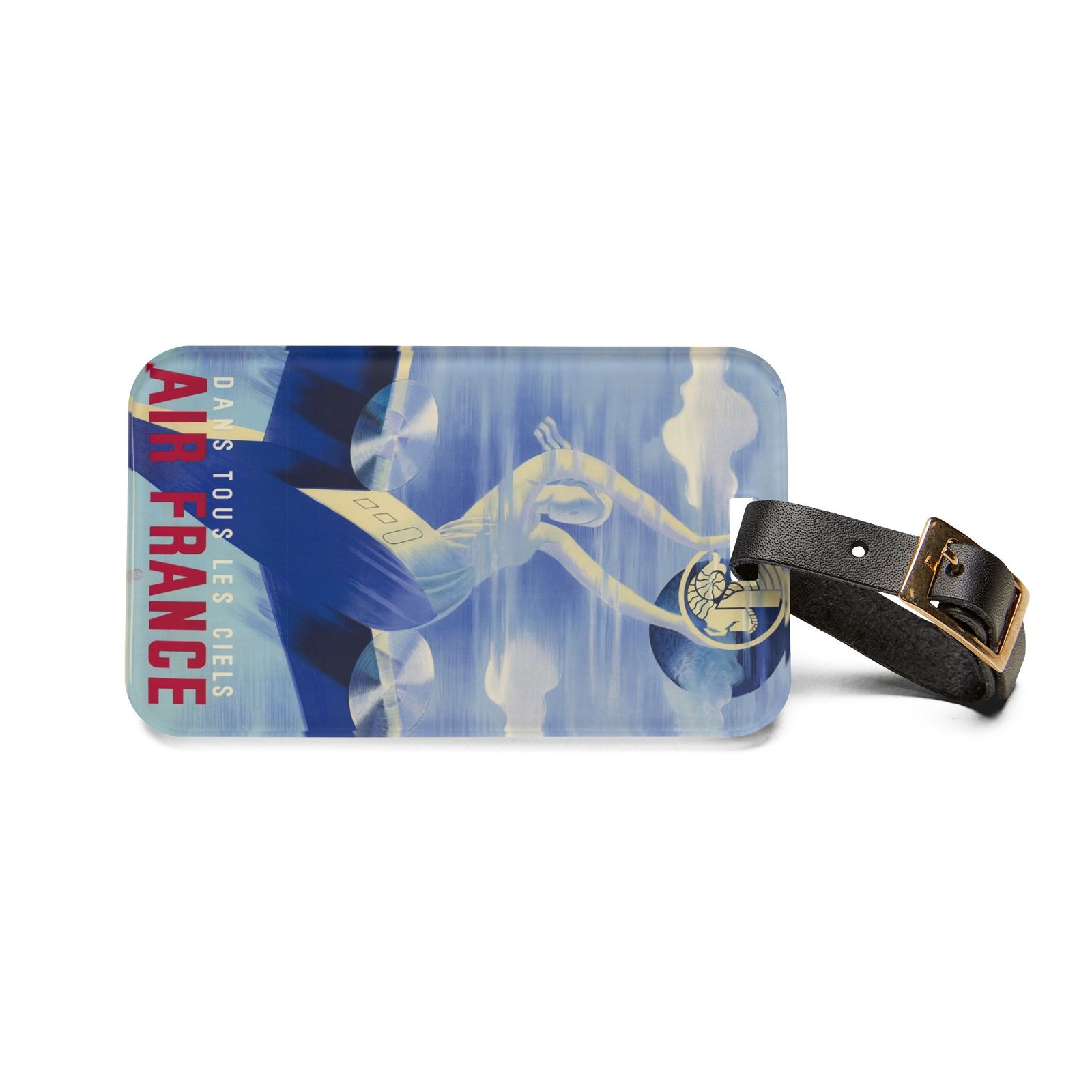 Air France Vintage Poster Luggage Tag – Retro Travel Art - Image 2